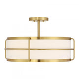 Cage Semi-Flush Mount from the Chauncey Collection