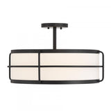 Cage Semi-Flush Mount from the Chauncey Collection