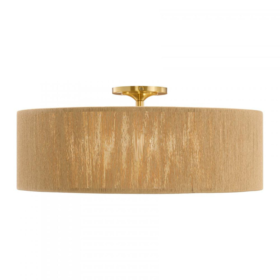 Drum Shade Flush Mount from the Maynard Collection