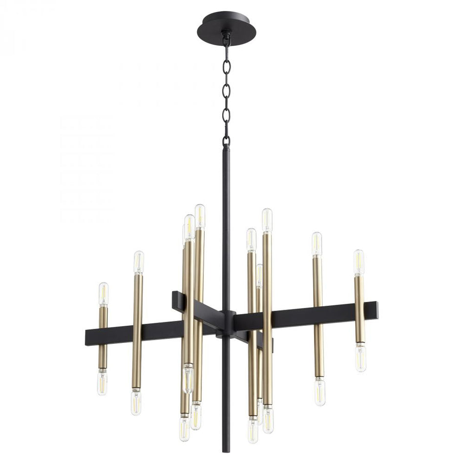 Contemporary 20 Light Chandelier from the Luxe Collection
