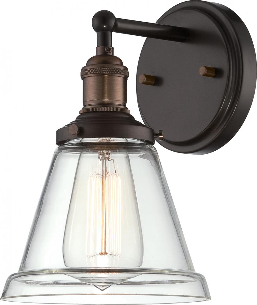 Traditional Bathroom Sconce from the Vintage Collection