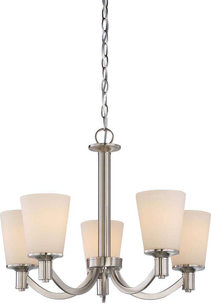 Traditional 5 Light Chandelier from the Laguna Collection