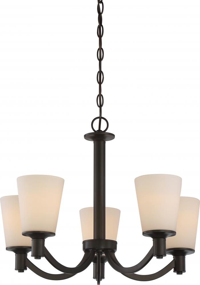 Traditional 5 Light Chandelier from the Laguna Collection