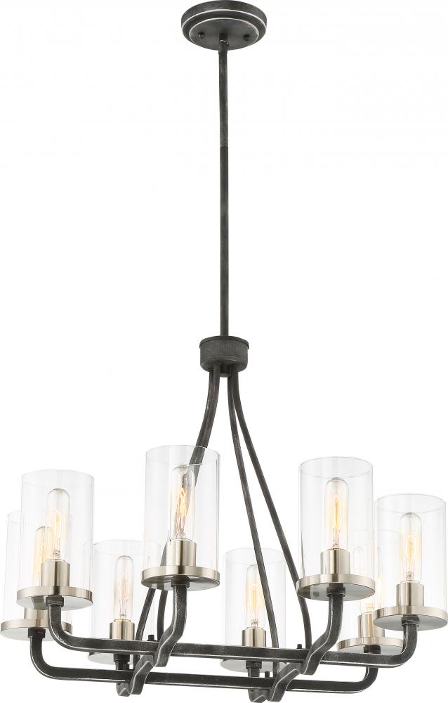 Traditional 8 Light Chandelier from the Sherwood Collection