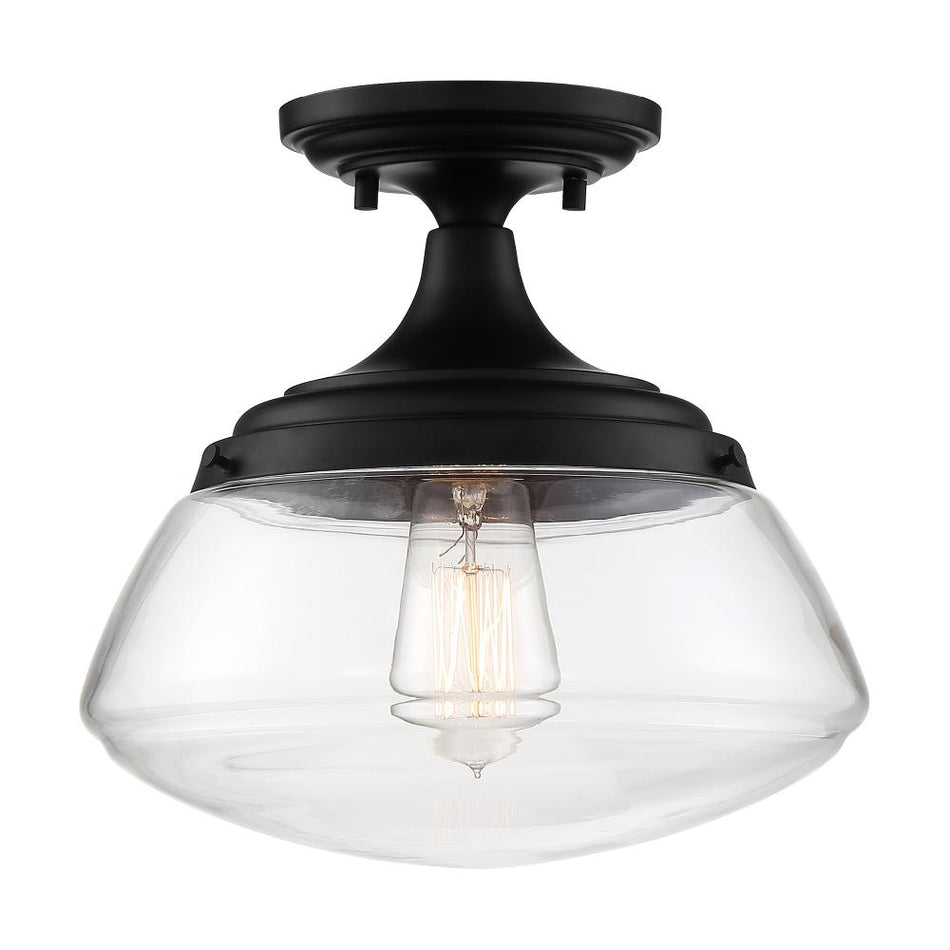 Traditional Semi-Flush Mount from the Kew Collection