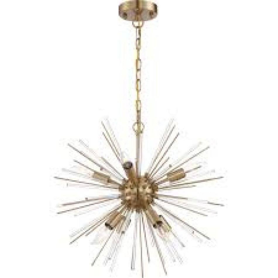 Contemporary 8 Light Chandelier from the Cirrus Collection