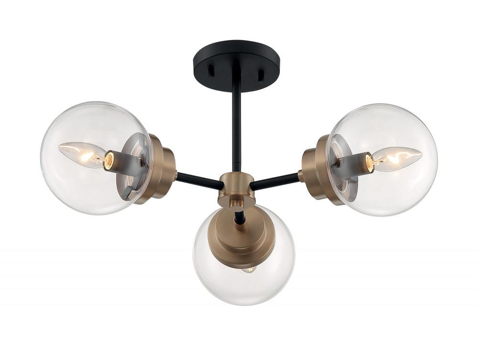 Industrial Semi-Flush Mount from the Axis Collection