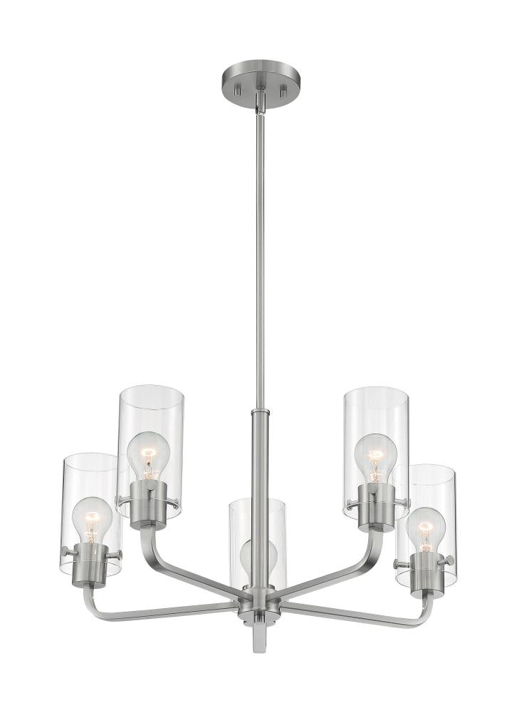 Contemporary 9 Light Chandelier from the Sommerset Collection
