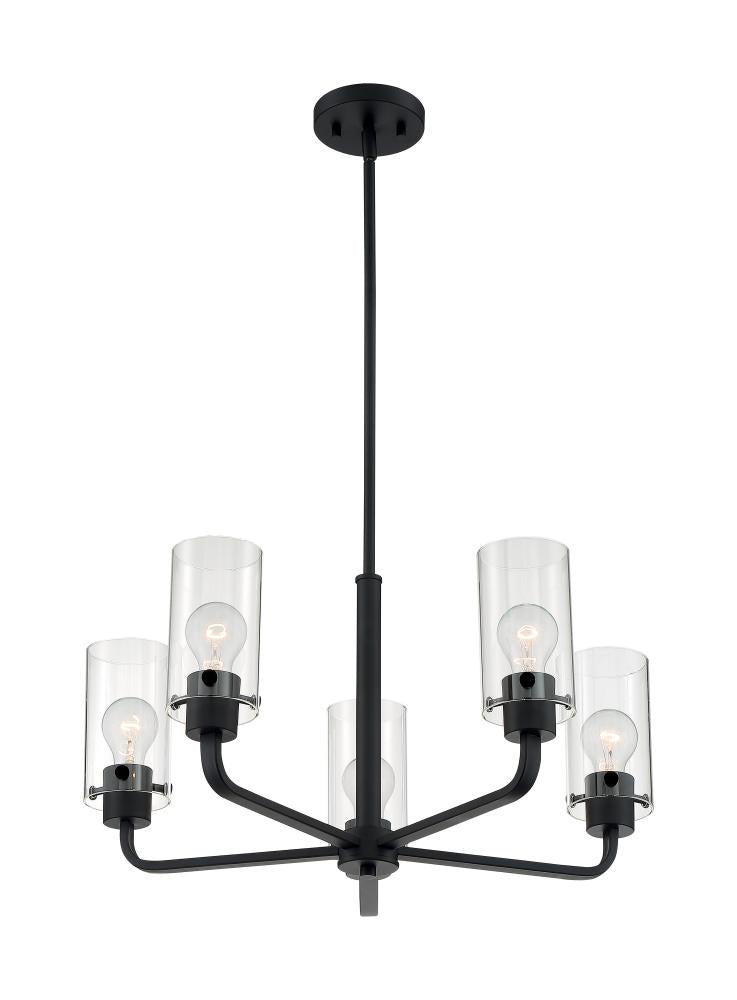 Contemporary 9 Light Chandelier from the Sommerset Collection