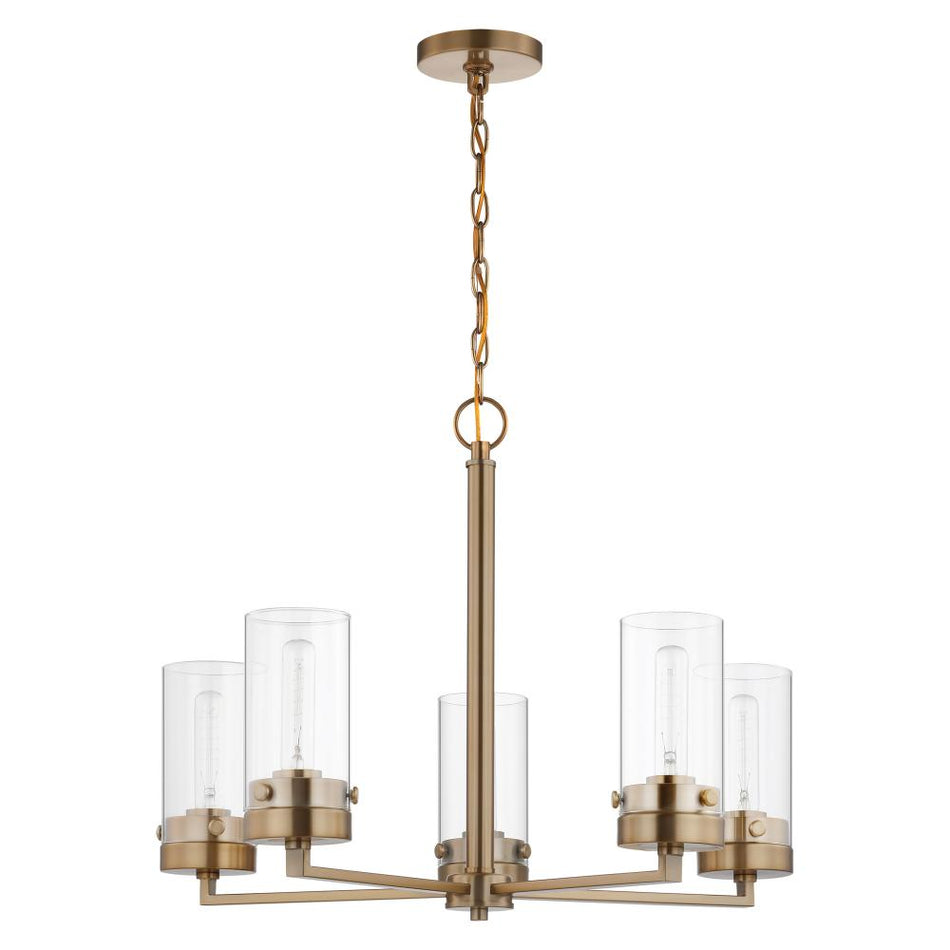 Traditional 5 Light Chandelier from the Intersection Collection