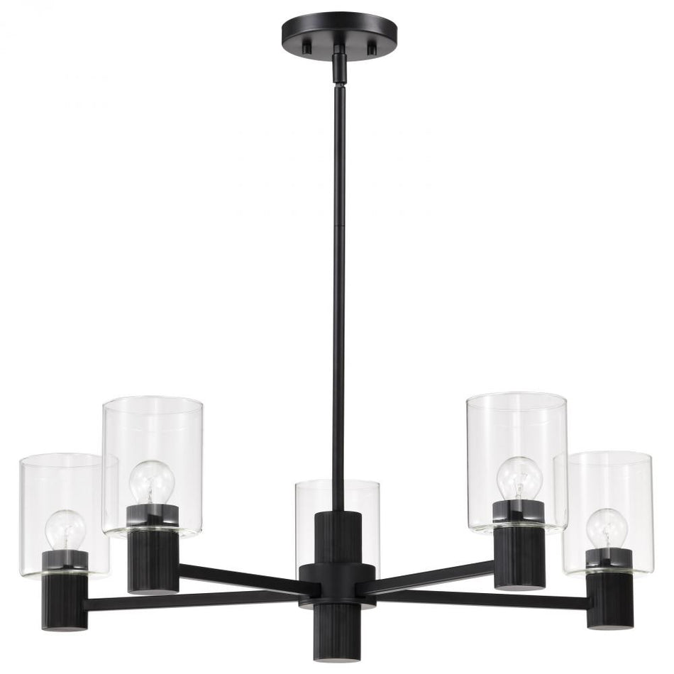 5 Light Chandelier from the Clarksville Collection