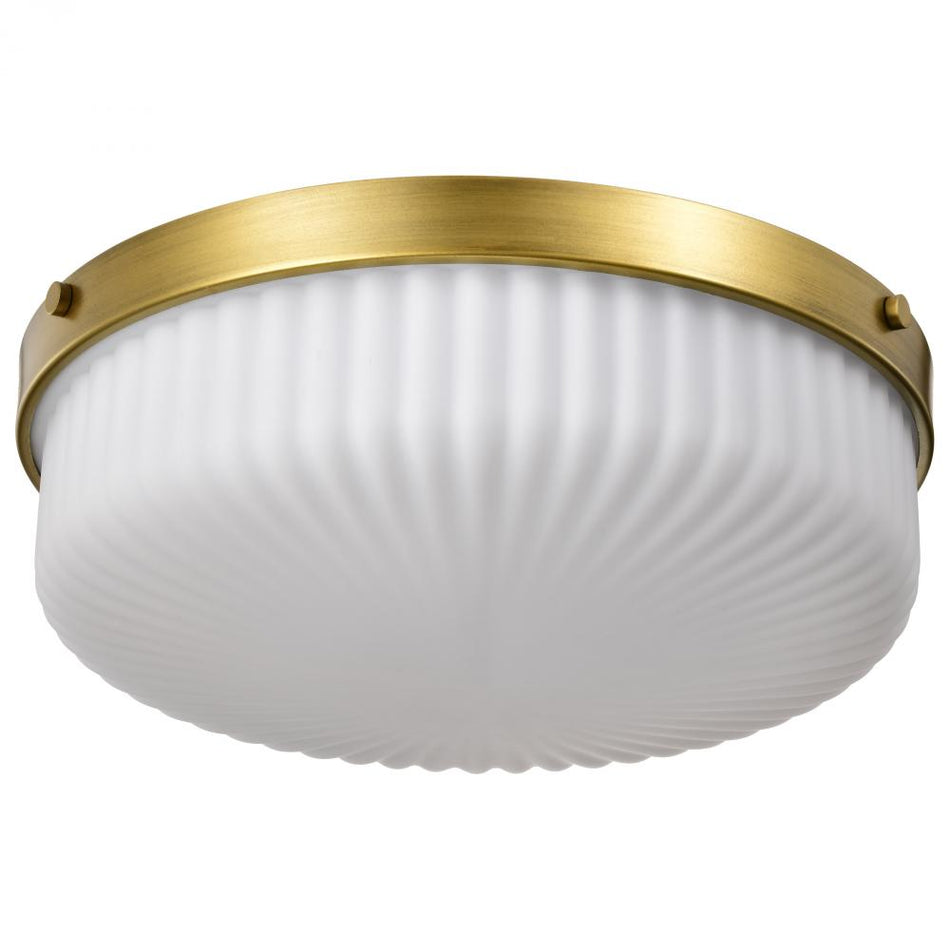 Drum Shade Flush Mount from the Solara Collection