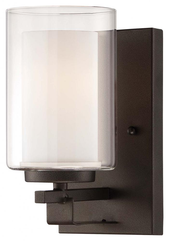 Transitional Vanity Light from the Parsons Studio Collection