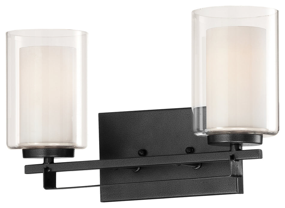 Transitional Vanity Light from the Parsons Studio Collection