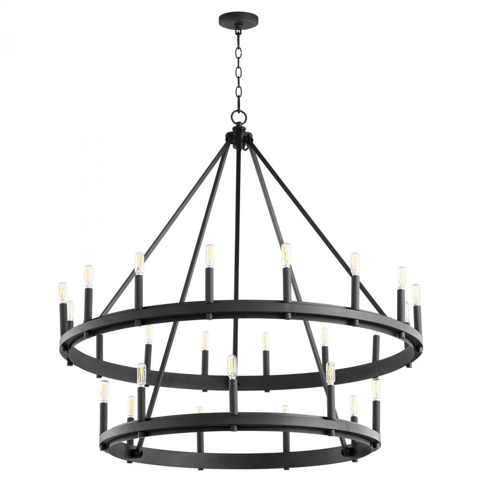 Traditional 25 Light Chandelier from the Aura Collection