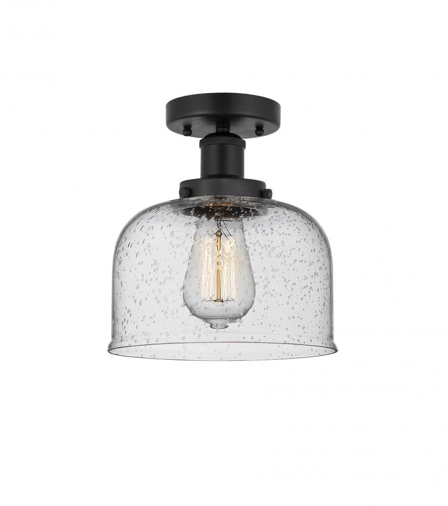 Contemporary Semi-Flush Mount from the Athens Water Glass Collection