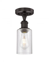 Contemporary Semi-Flush Mount from the Athens Water Glass Collection