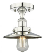 Contemporary Semi-Flush Mount from the Athens Water Glass Collection