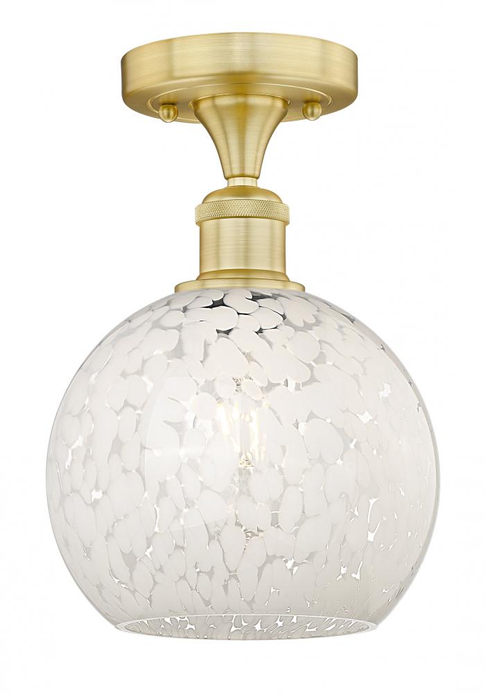 Contemporary Semi-Flush Mount from the Athens Water Glass Collection
