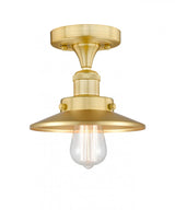 Contemporary Semi-Flush Mount from the Athens Water Glass Collection