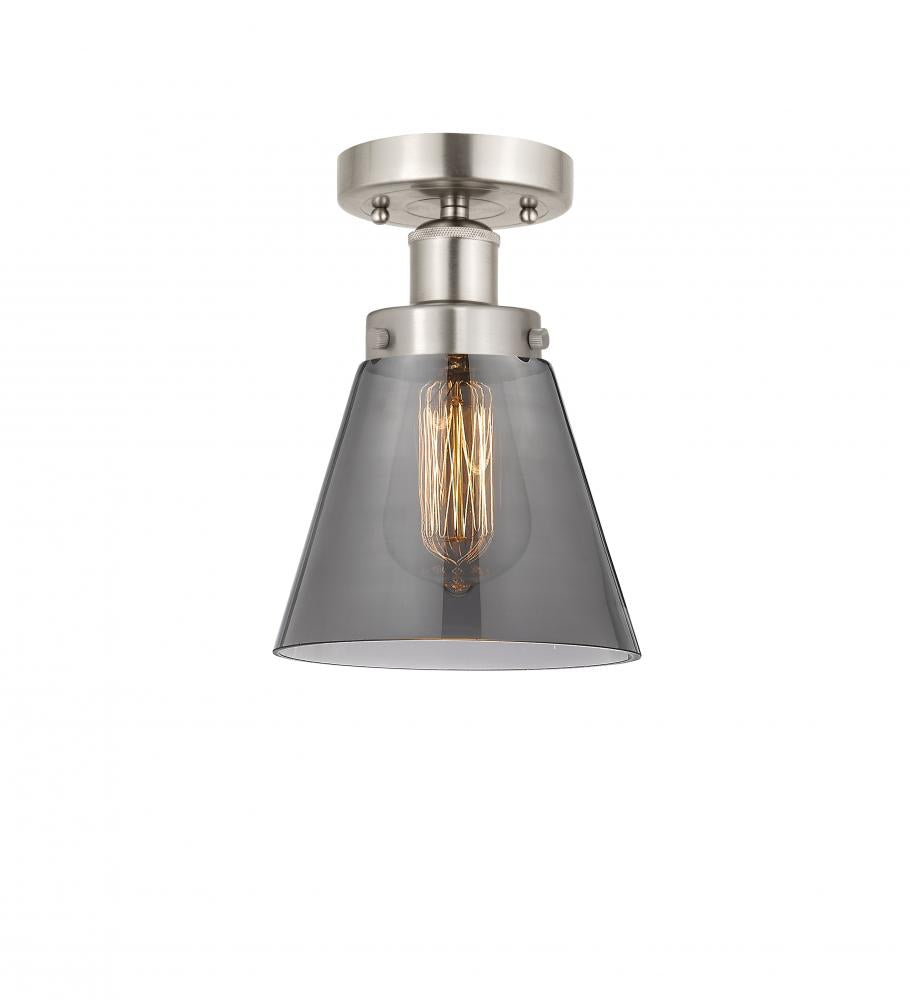 Contemporary Semi-Flush Mount from the Athens Water Glass Collection