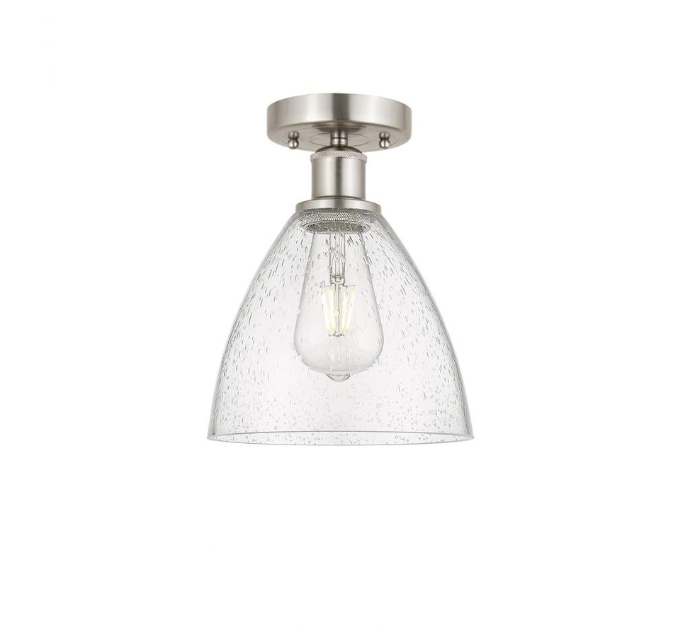 Bowl Semi-Flush Mount from the Athens Deco Swirl Collection