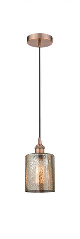 Transitional Down Mini Pendant from the Cobbleskill Collection