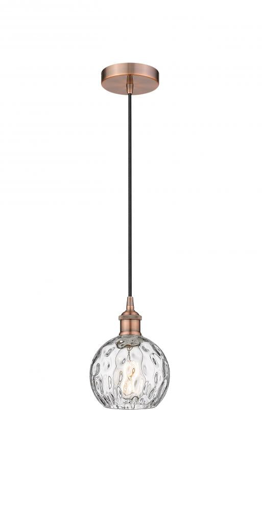 Transitional Down Mini Pendant from the Cobbleskill Collection