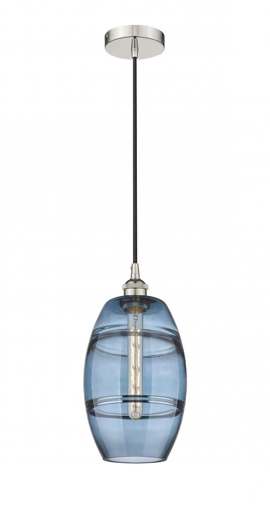 Transitional Down Mini Pendant from the Cobbleskill Collection