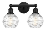 Contemporary Vanity Light from the Athens Water Glass Collection