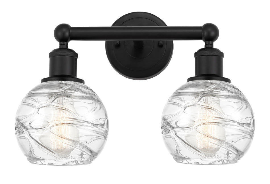 Contemporary Vanity Light from the Athens Water Glass Collection