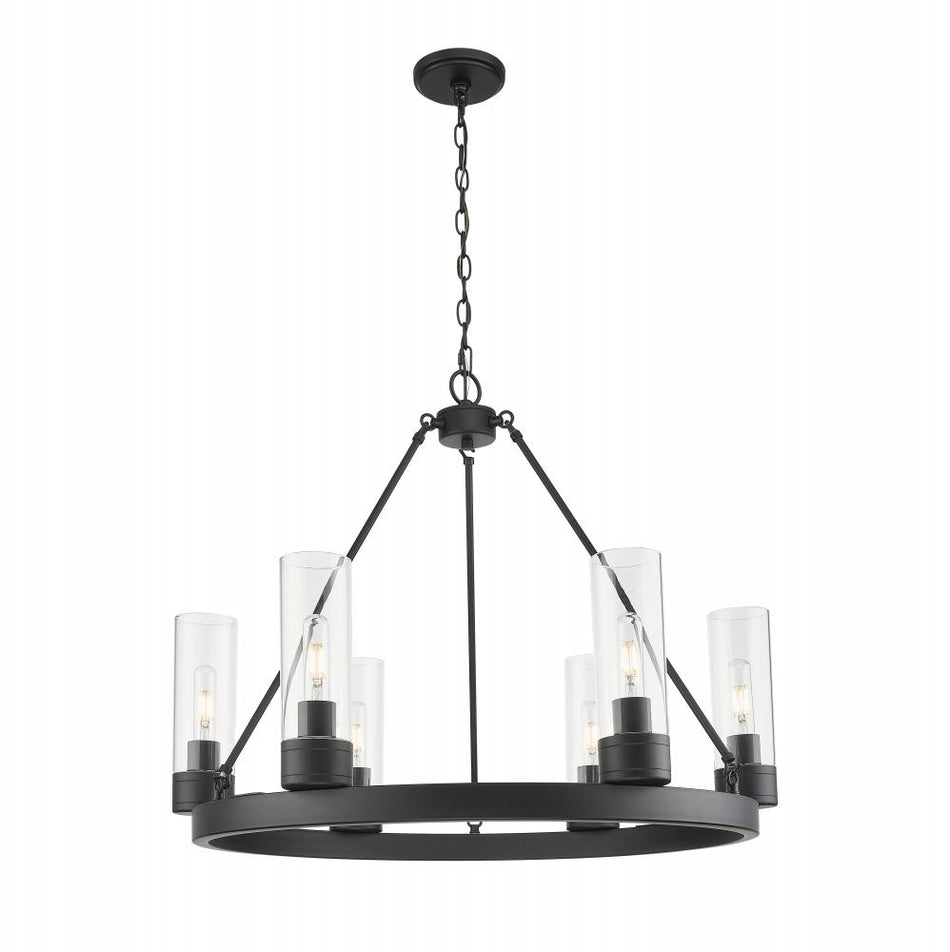 8 Light Chandelier from the Boreas Collection