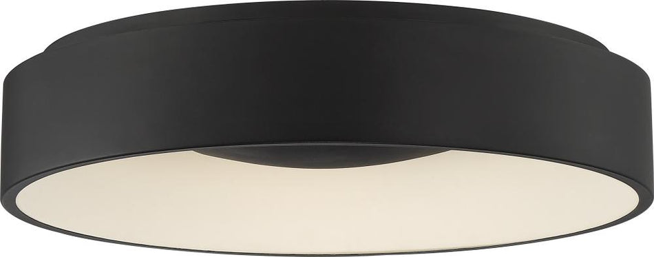Contemporary Drum Shade Flush Mount from the Orbit Collection