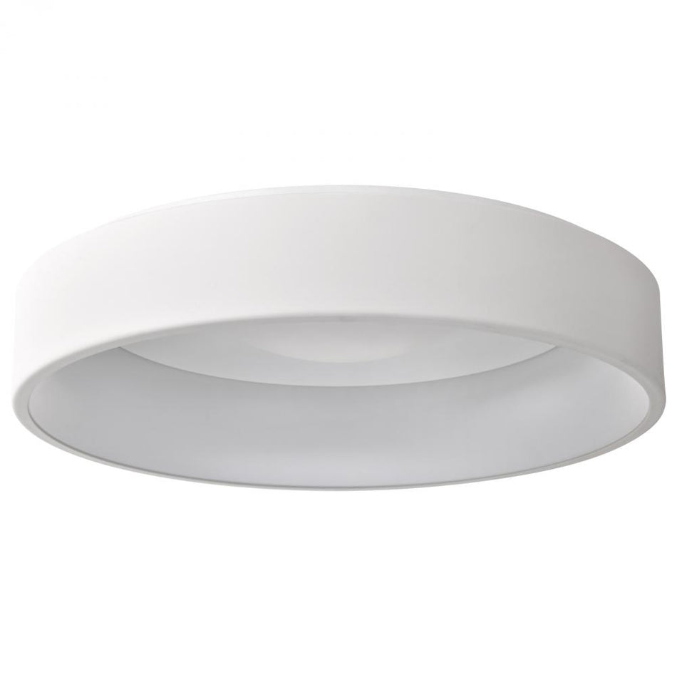 Contemporary Drum Shade Flush Mount from the Orbit Collection
