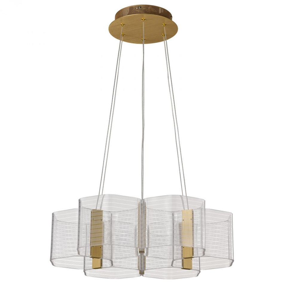 6 Light Chandelier from the Kenzo Collection