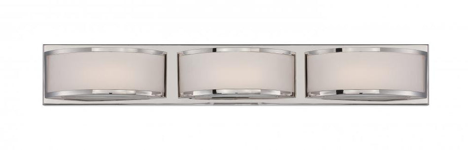 Mercer - (3) LED Wall Sconce with Frosted Glass - Finish