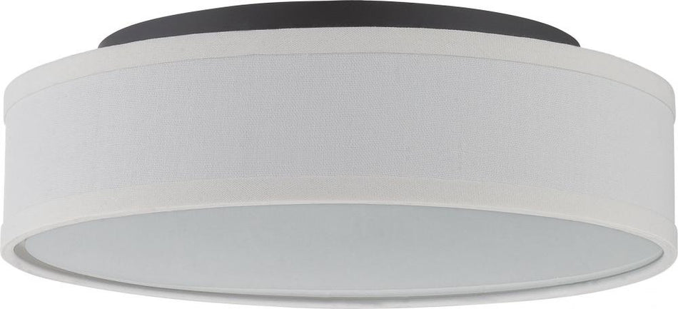 Traditional Drum Shade Flush Mount from the Heather Collection