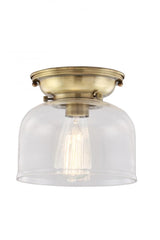 Traditional Flush Mount from the Bell Collection