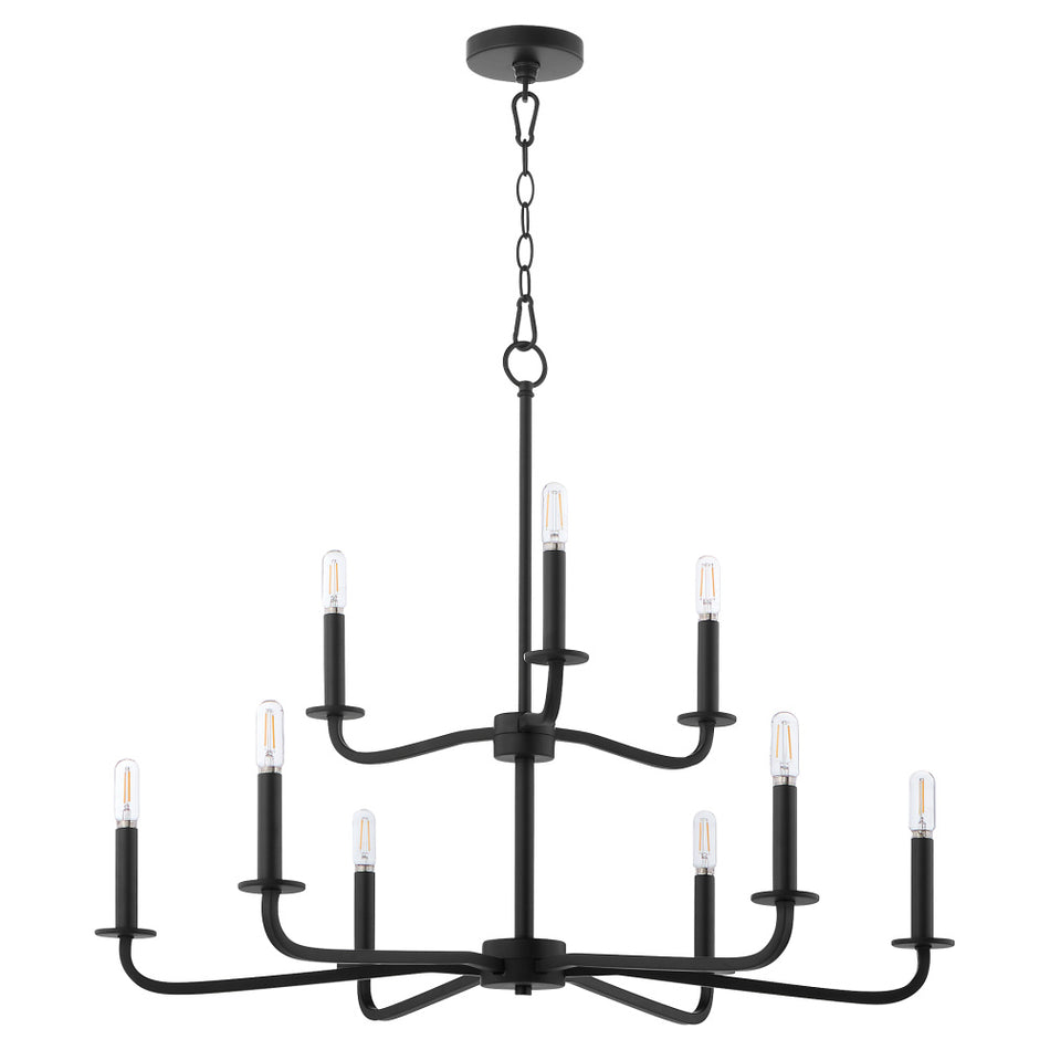 9 Light Chandelier from the Rutherford Collection