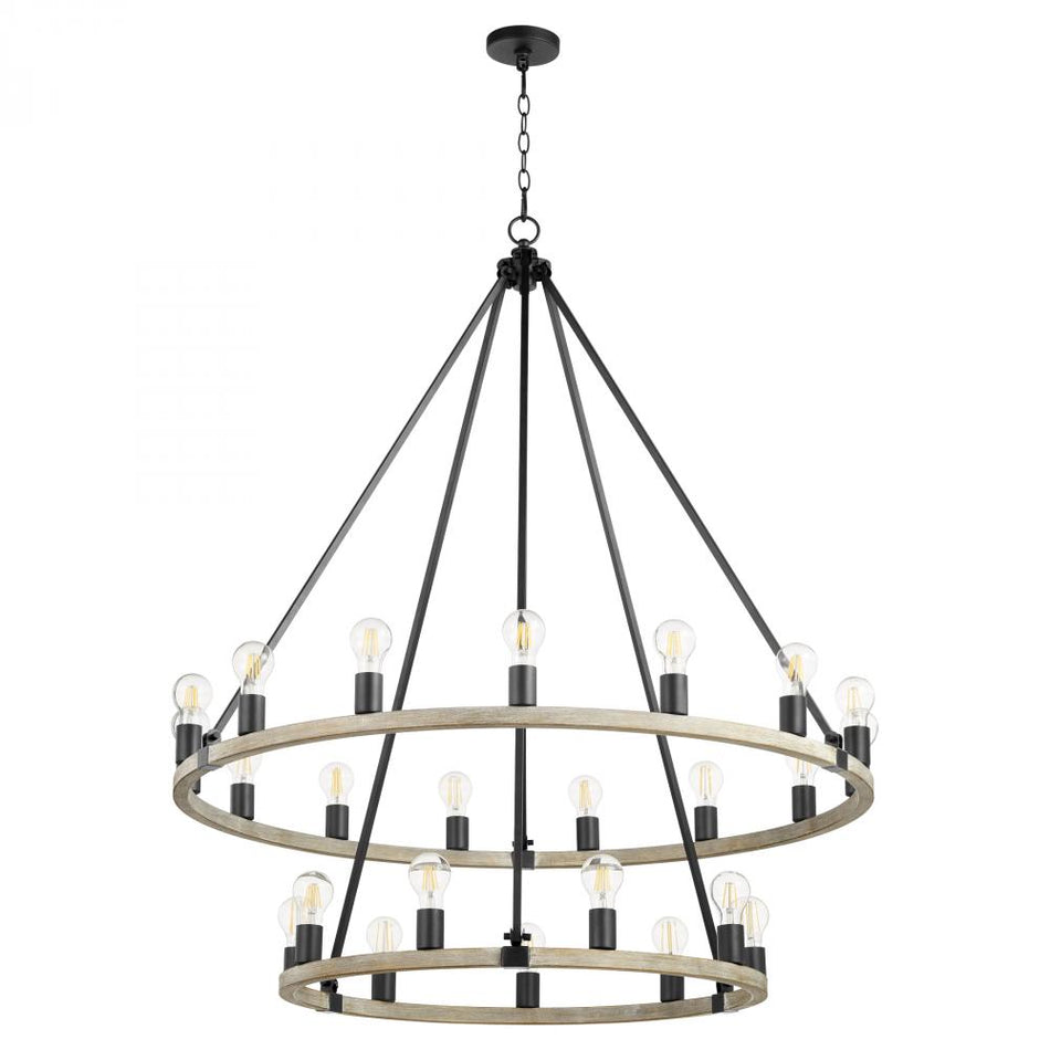 Transitional 24 Light Chandelier from the Paxton Collection