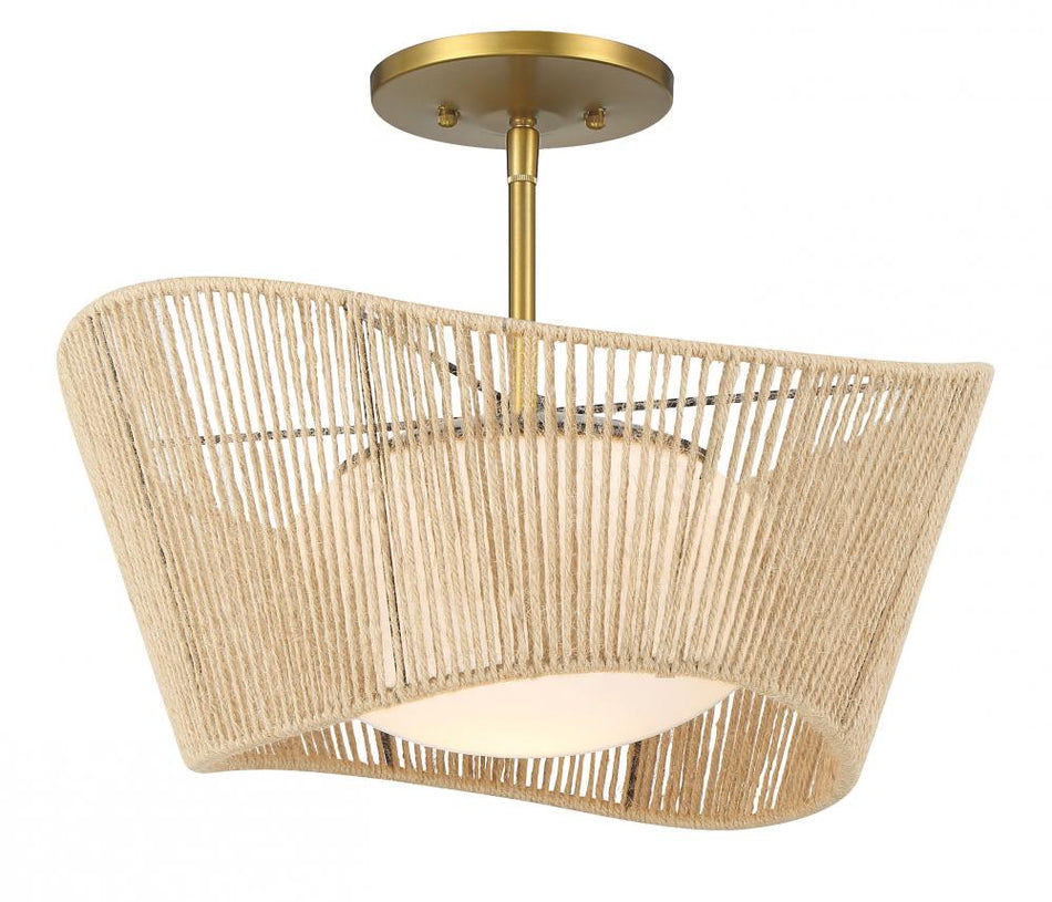 Modern Semi-Flush Mount from the Key Largo Collection