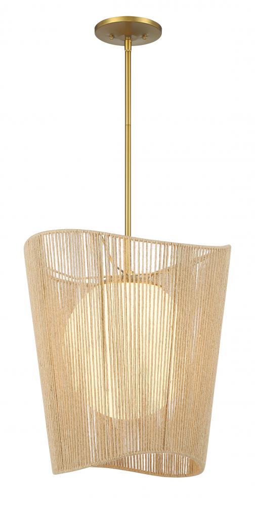 Modern Down Pendant from the Key Largo Collection