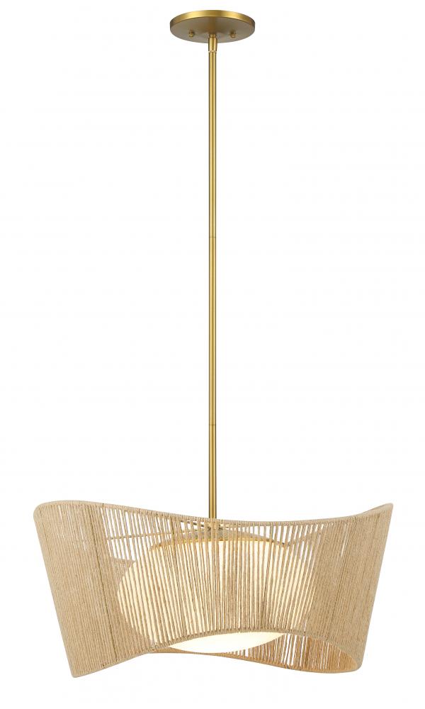 Modern Down Pendant from the Key Largo Collection
