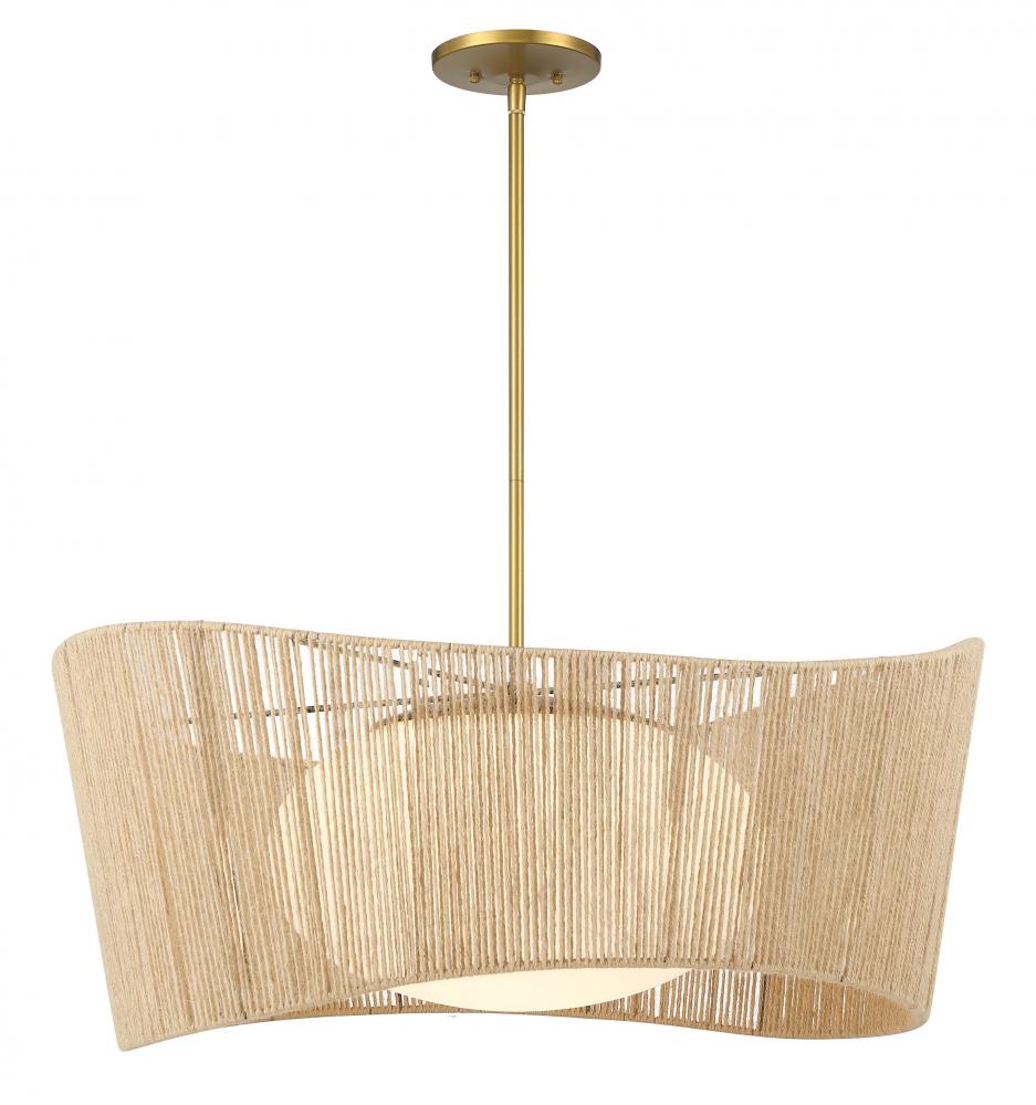 Modern Down Pendant from the Key Largo Collection
