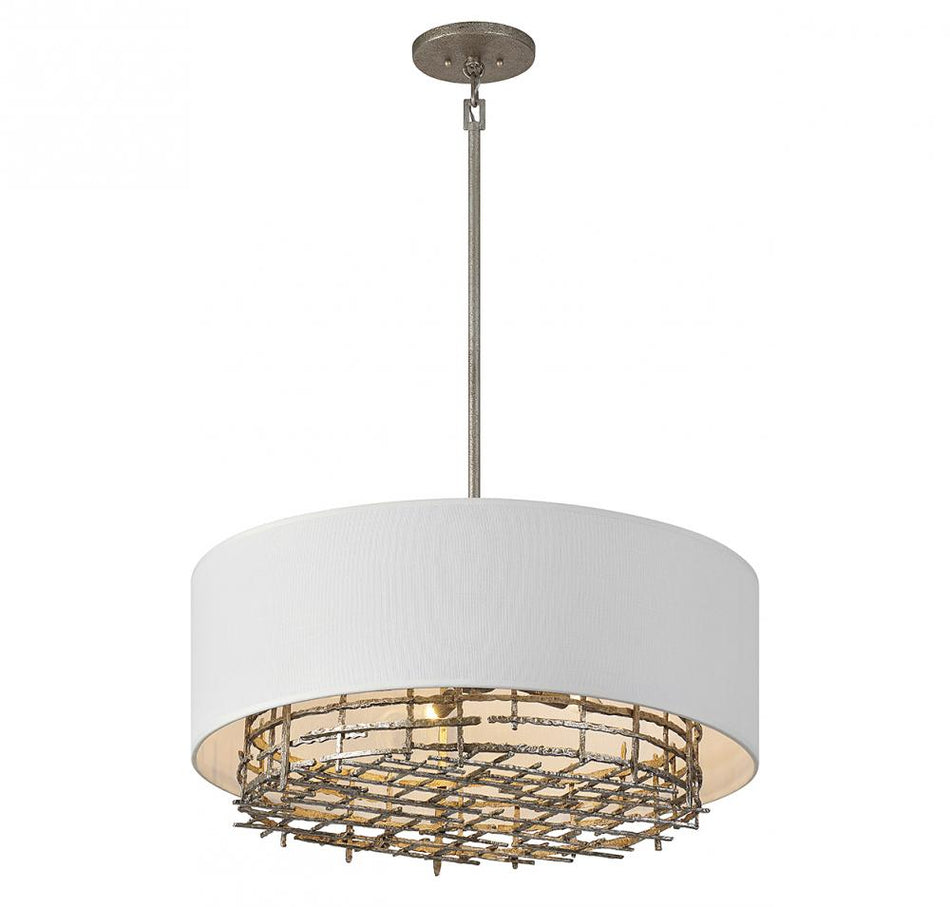 Modern Drum Shade Pendant from the Cameo Collection