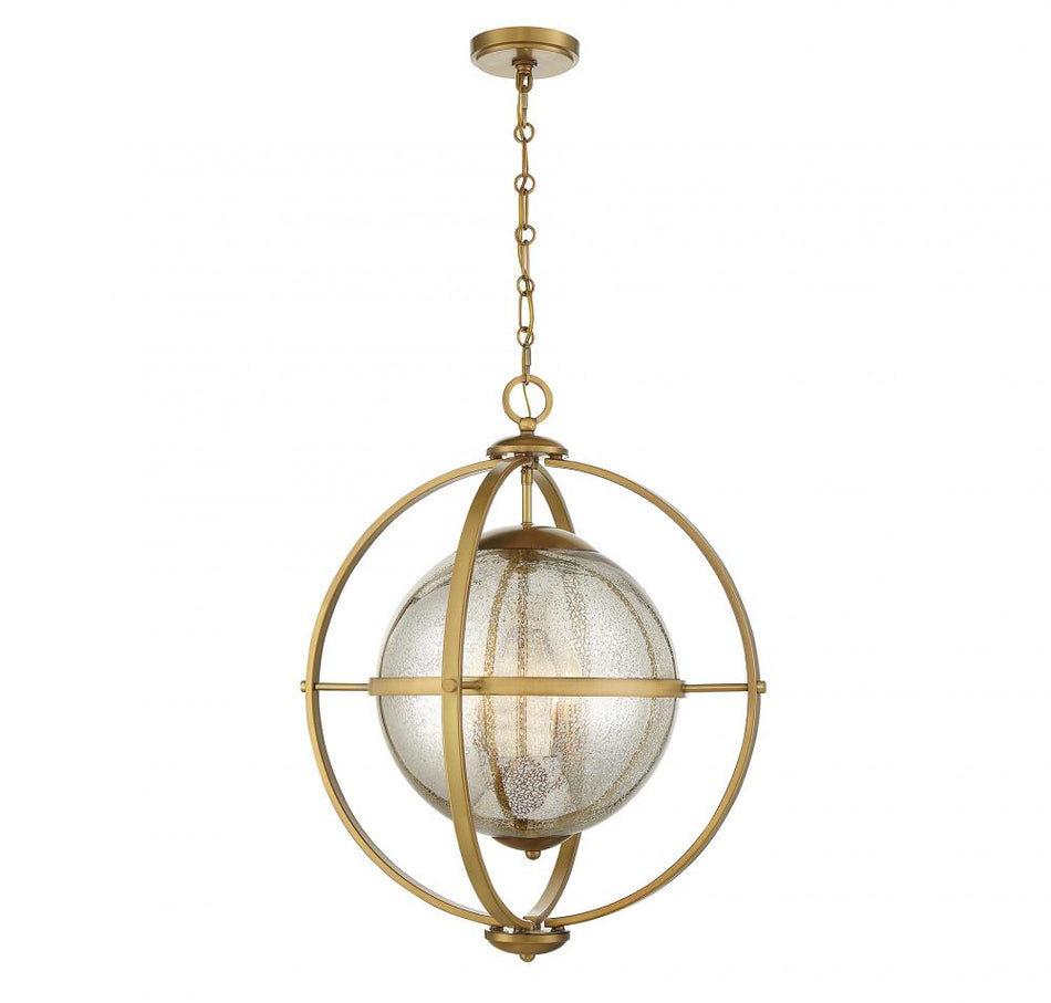 Modern Down Pendant from the Pearl Collection