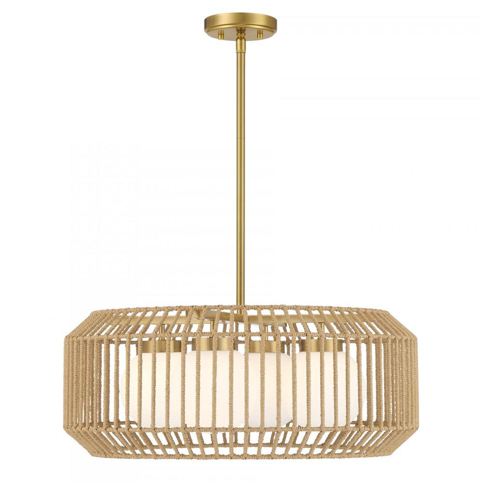 Drum Shade Pendant from the Pastis Collection