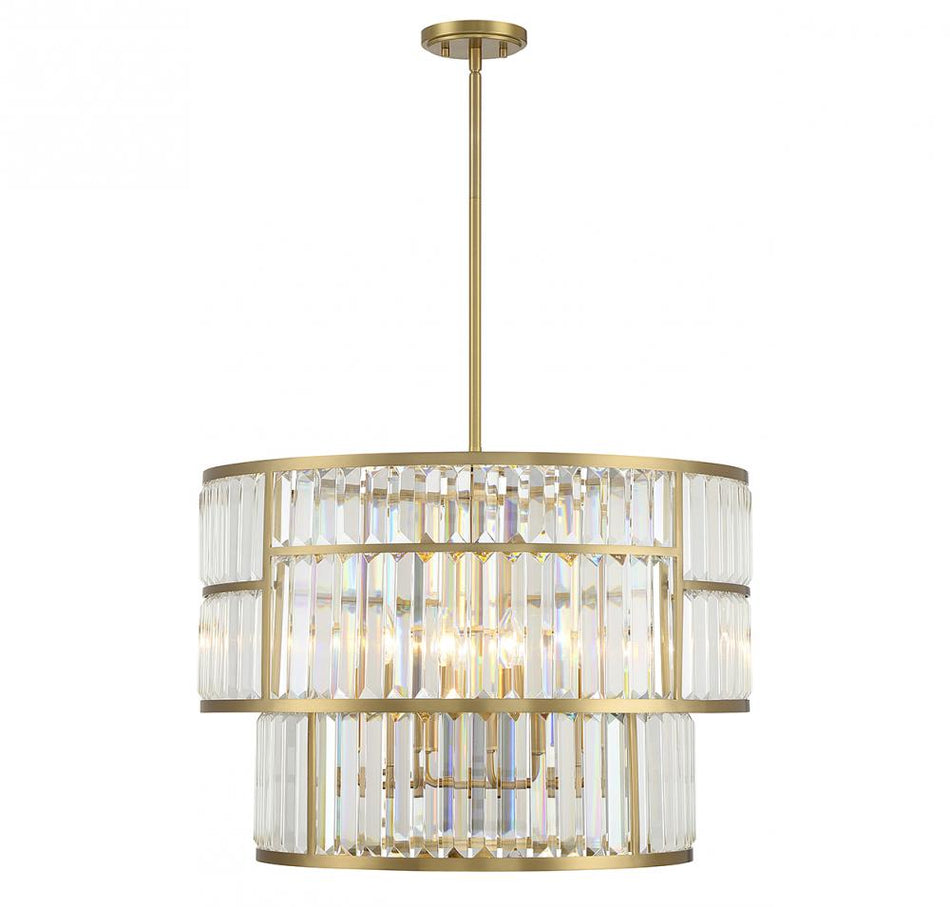 Contemporary Drum Shade Pendant from the Rohe Collection