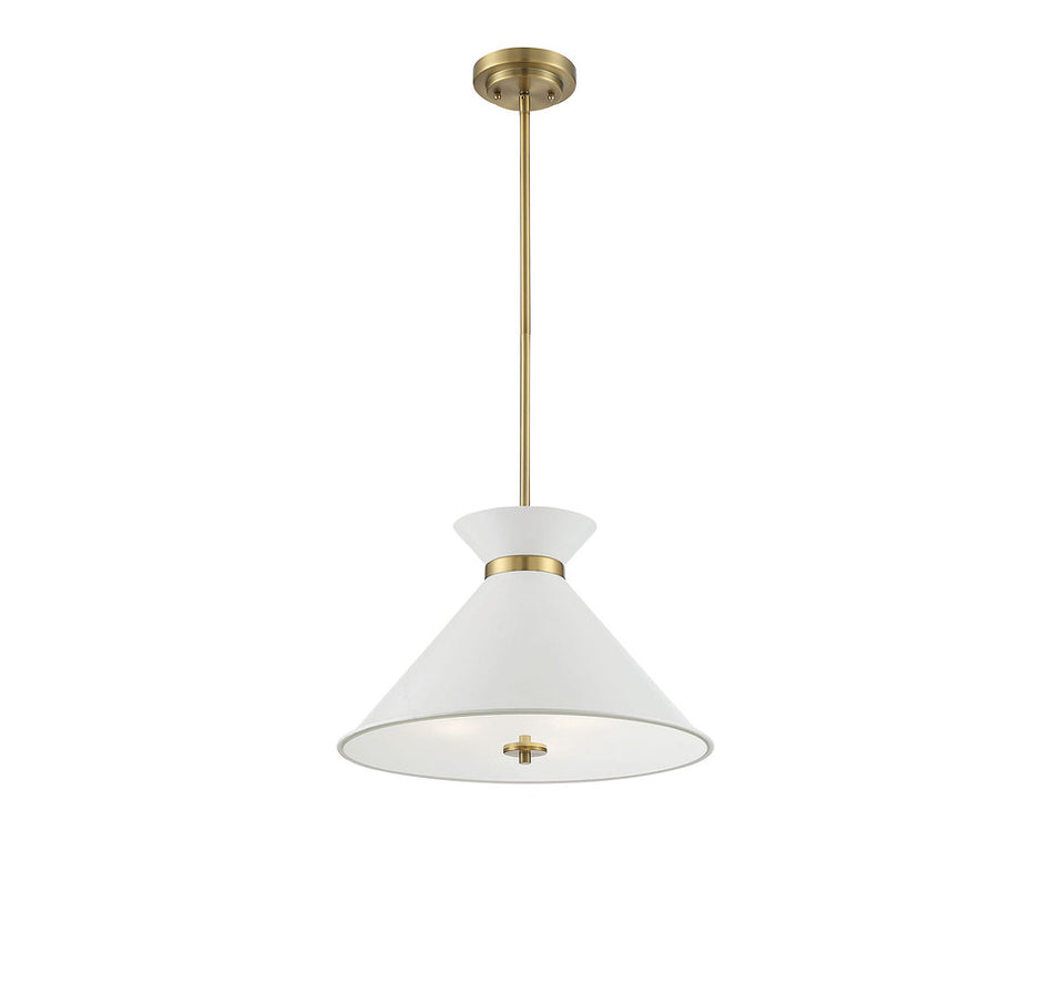 Mid-Century Modern Down Pendant from the Lamar Collection