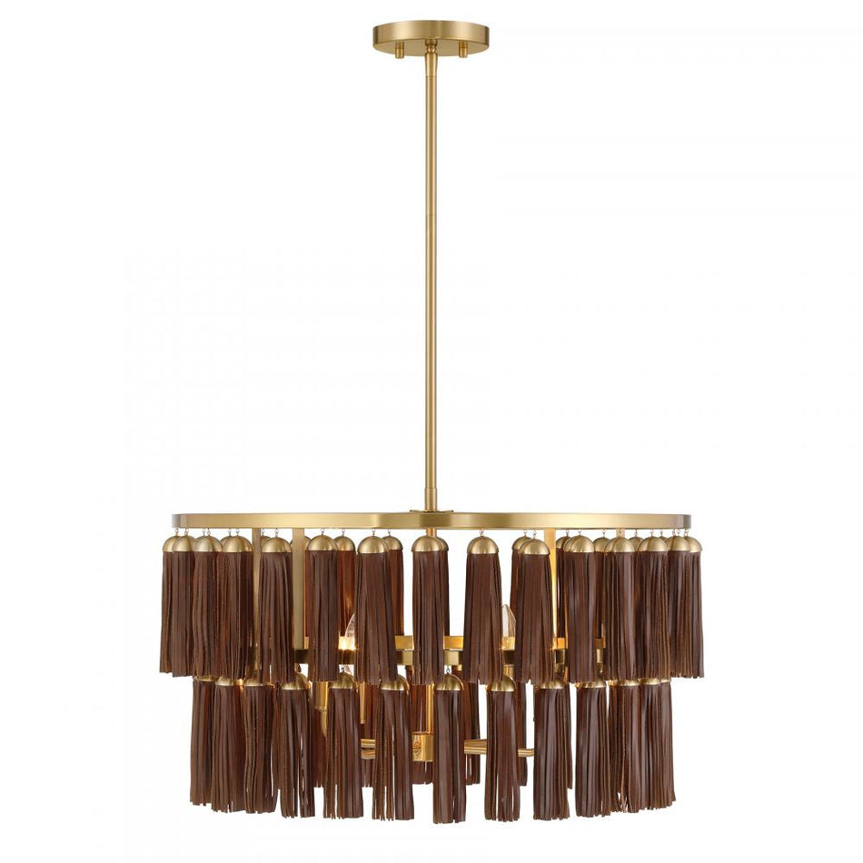 Drum Shade Pendant from the Aquitane Collection